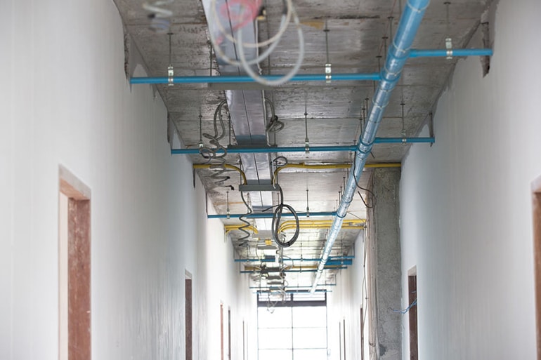 commercial installations including trunking